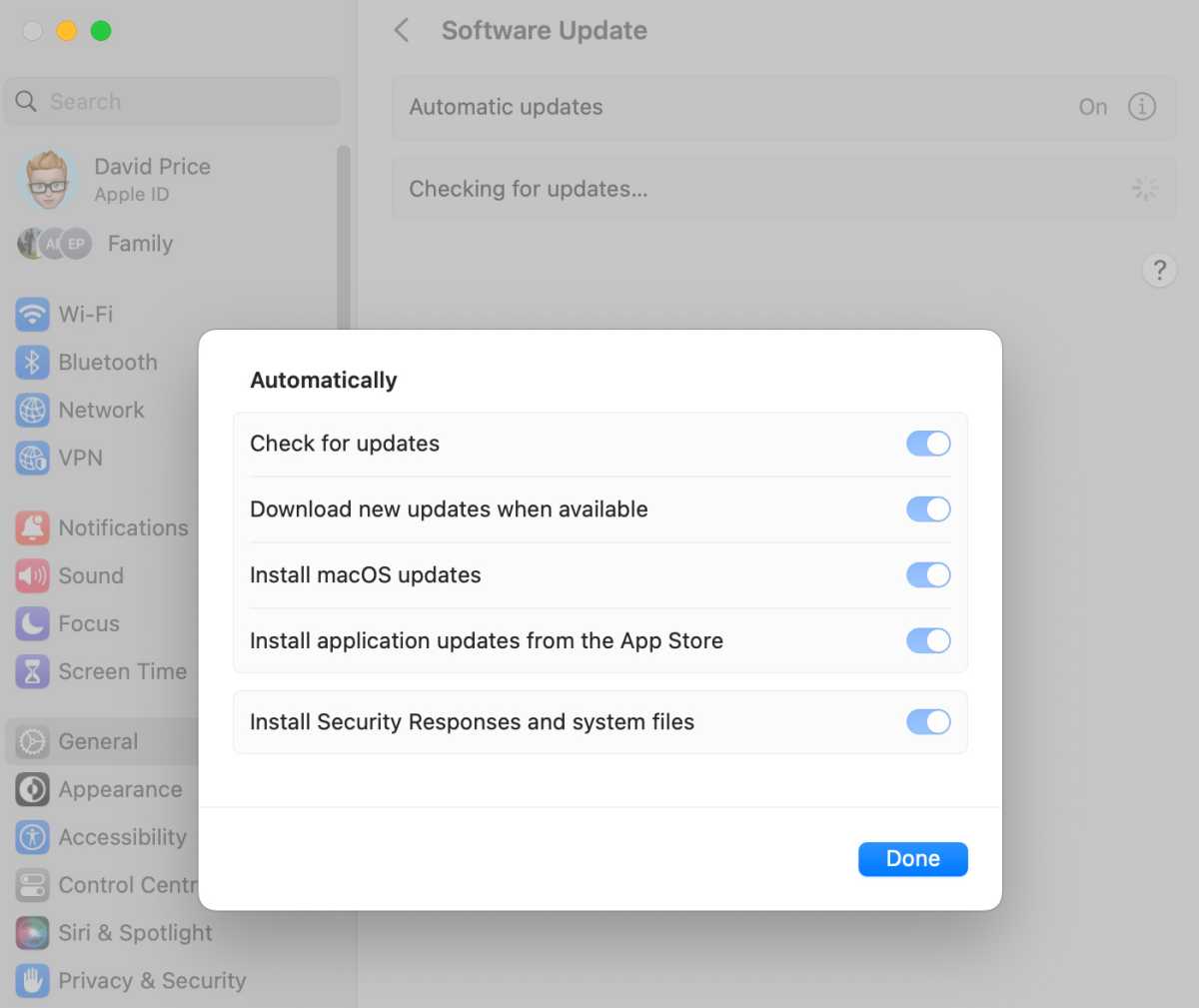 How to turn off Rapid Security Responses on Mac