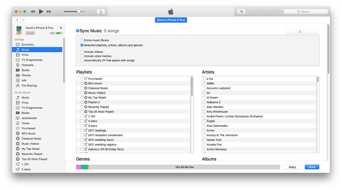 How to delete music on an iPhone: iTunes