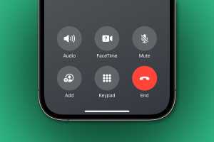 Don't worry about the end-call button's new position